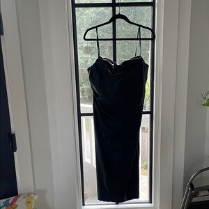 Sexy Black Leather Dress